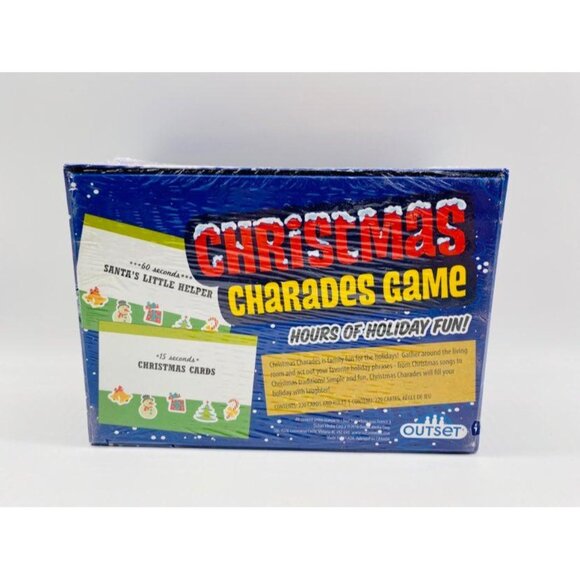 Christmas Charades Game By Outset - Hours Of Holiday Fun For Family - Ages 8+ - Picture 2 of 7